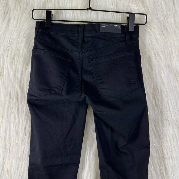 J Brand Super Skinny Skinny Pitch Low Rise Leggings Jeggings Jeans Black Stretch - Picture 5 of 11